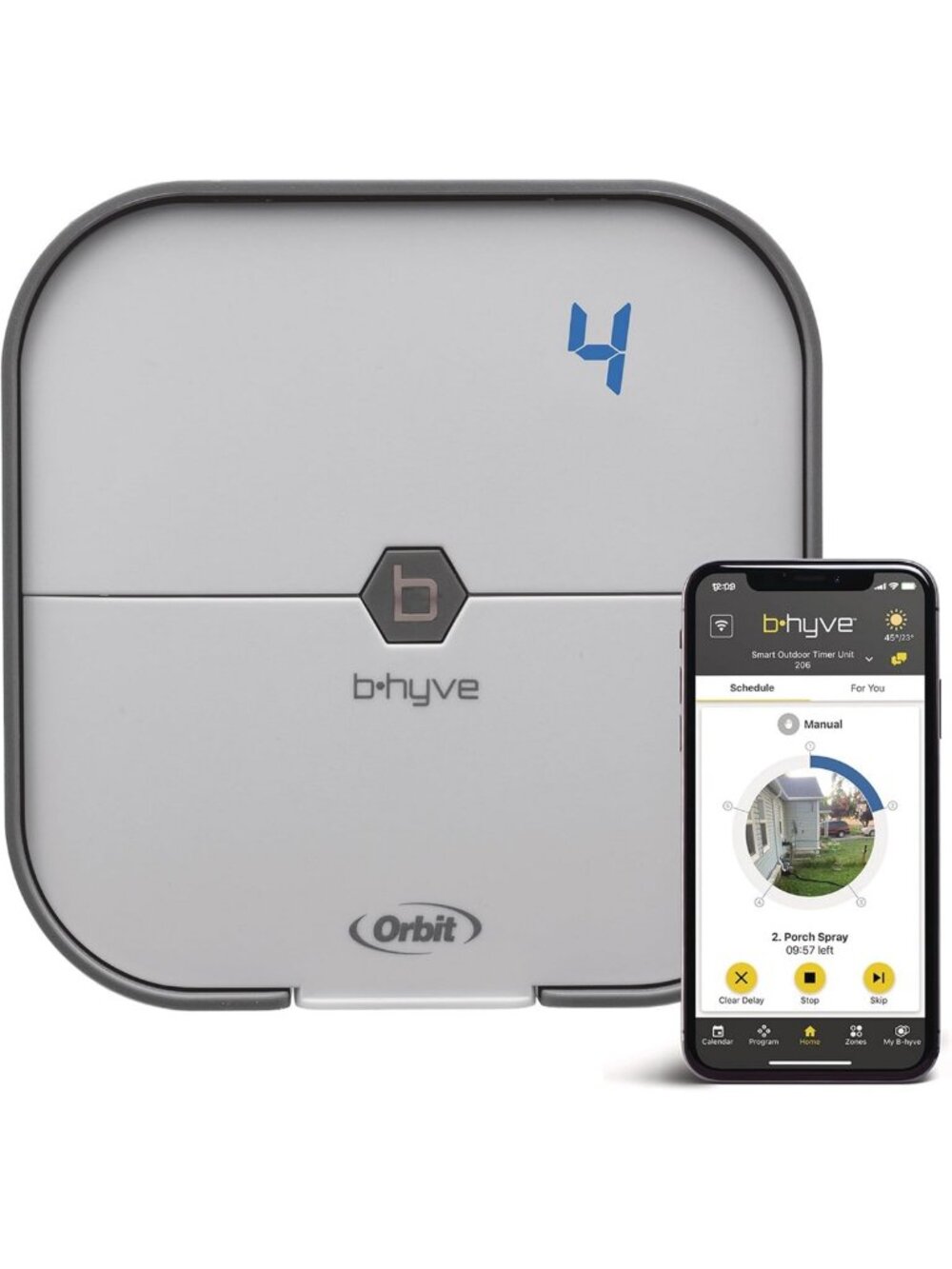 Smart Indoor Sprinkler Controller - 4-Zone WiFi Irrigation System, App Control